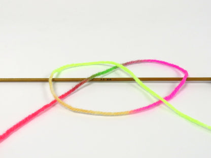 Wool Varicolor Light Pink, Orange Shades, Green Shades fnt2-81999