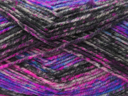 Wool Varicolor Light Purple, Pink, Grey Shades, Black fnt2-82009