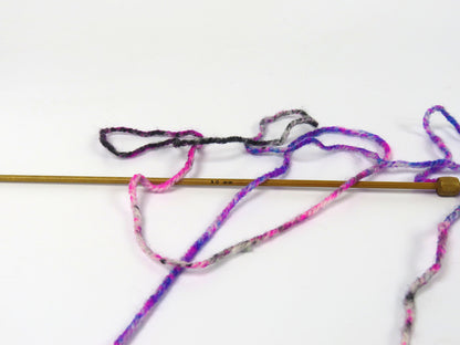 Wool Varicolor Light Purple, Pink, Grey Shades, Black fnt2-82009