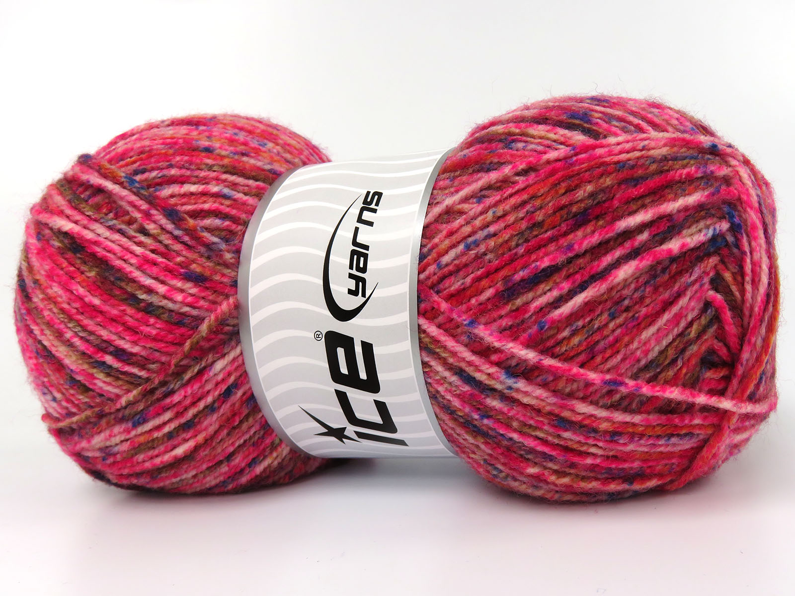 Wool Varicolor Light Pink Shades, Copper, Brown Shades, Blue Shades fnt2-82010