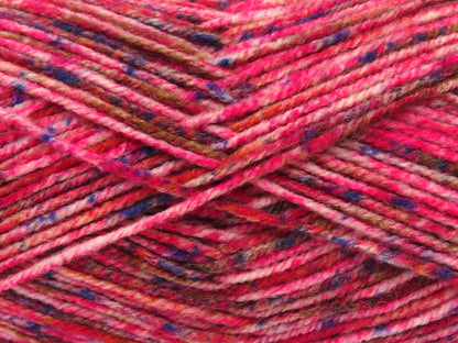 Wool Varicolor Light Pink Shades, Copper, Brown Shades, Blue Shades fnt2-82010