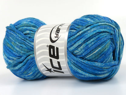 Cotton Splash Turquoise Shades, Green fnt2-82024