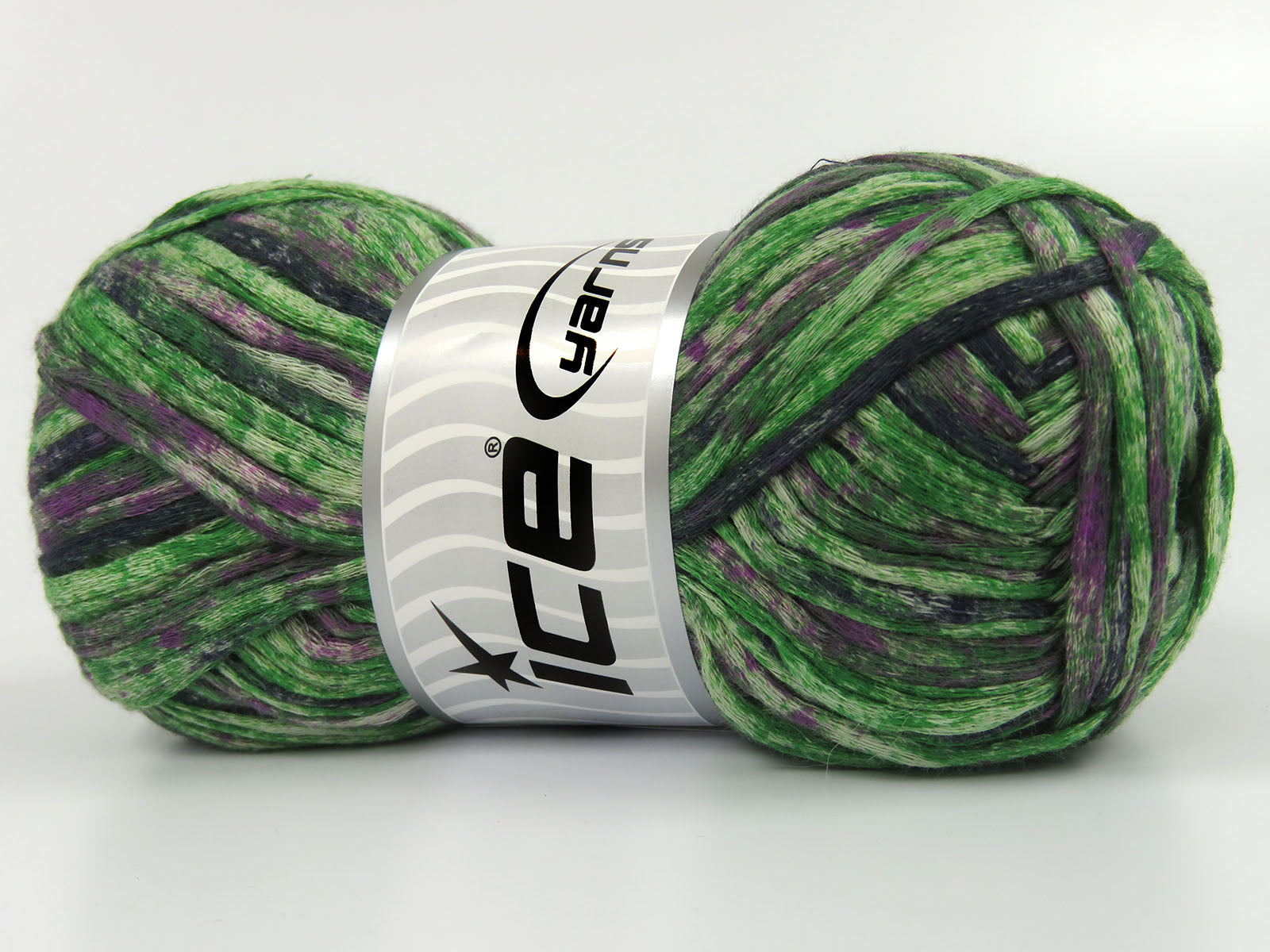 Cotton Splash Green Shades, Grey, Purple fnt2-82030