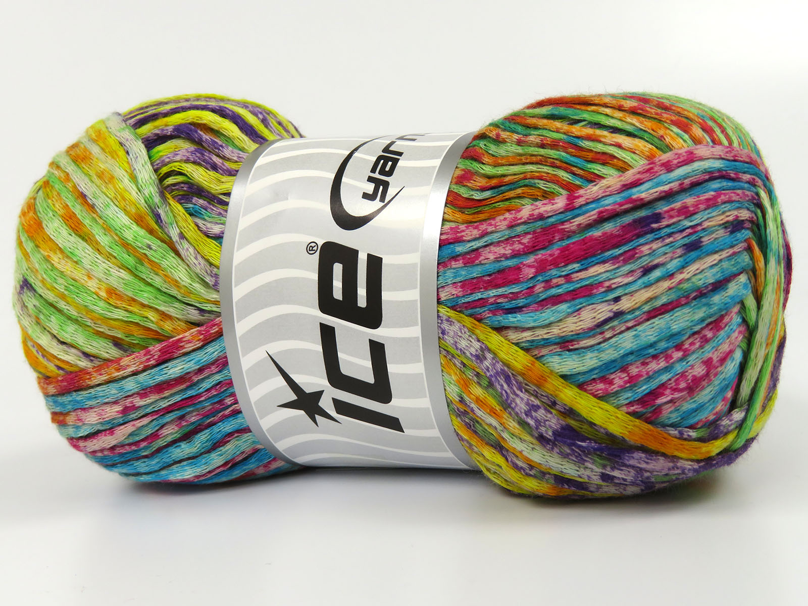 Cotton Splash Purple, Yellow, Green, Orange, Turquoise, Red fnt2-82034