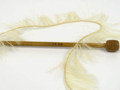 Faux Feather Light Brown Sku:fnt2-82041