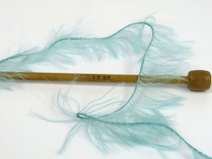 Faux Feather Ocean Green Sku:fnt2-82046