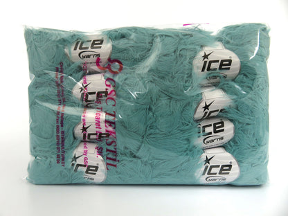 Faux Feather Ocean Green Sku:fnt2-82046