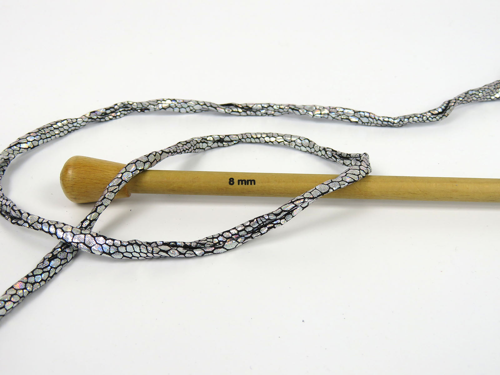 Faux Leather Silver fnt2-82067