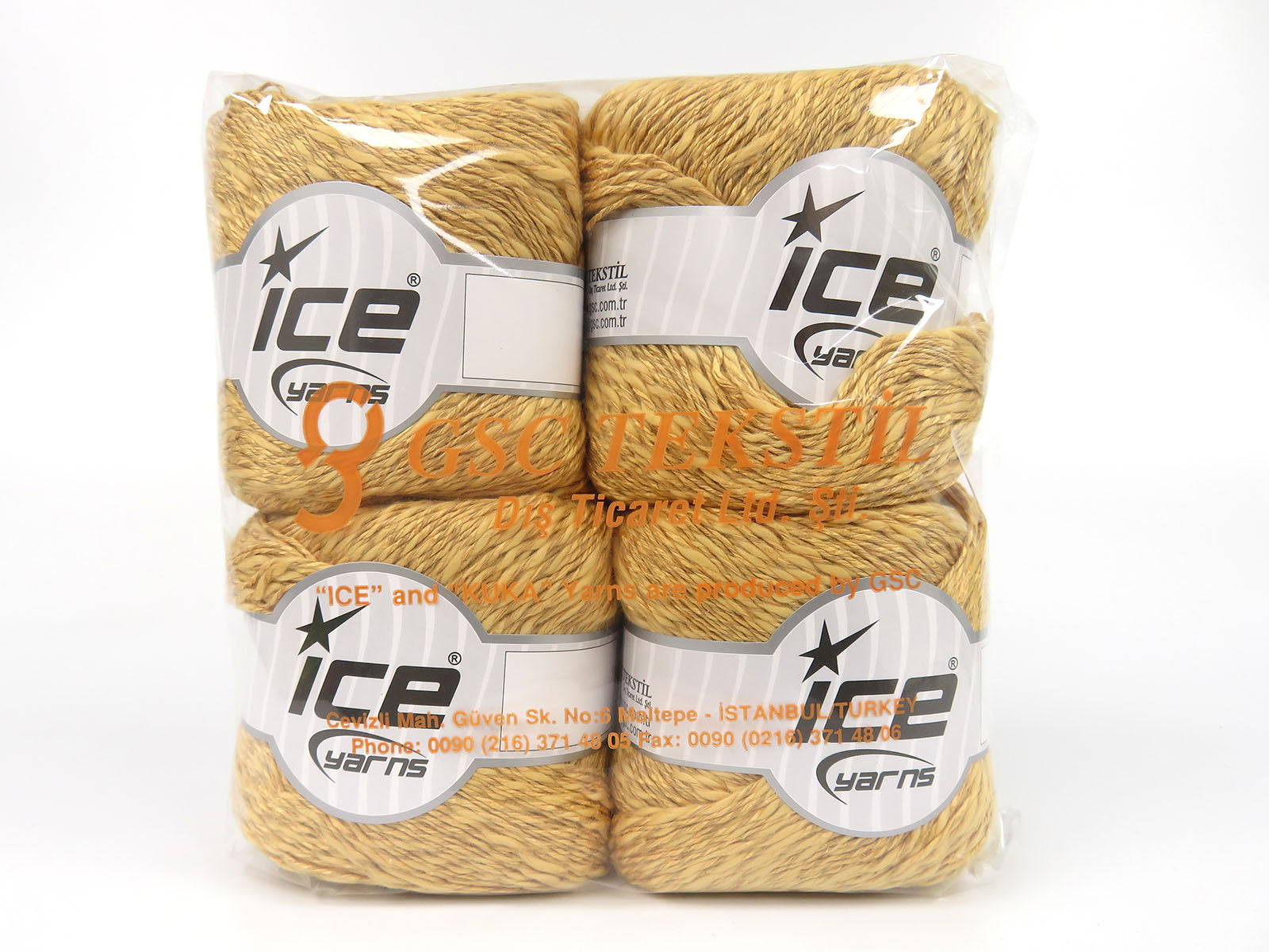 Linen VisCot Gold Sand fnt2-82073