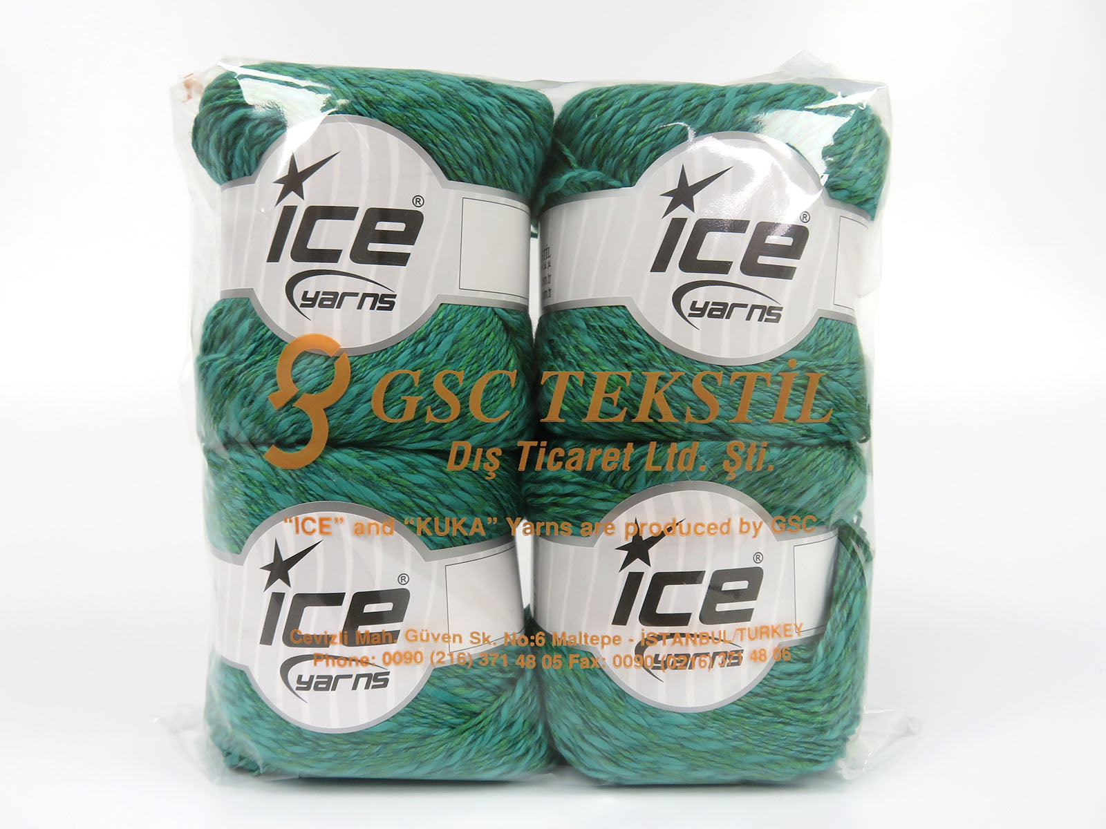 Linen VisCot Emerald Green fnt2-82080
