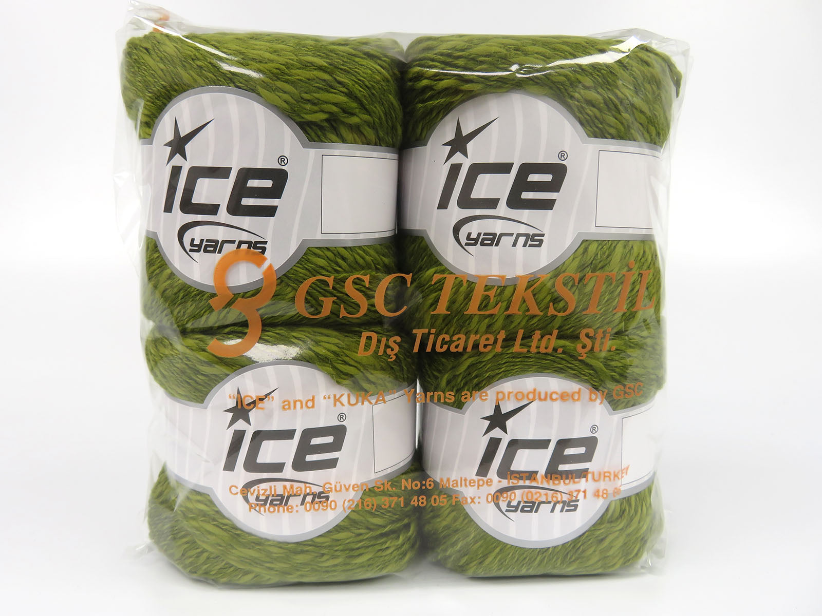 Linen VisCot Olive Green fnt2-82082