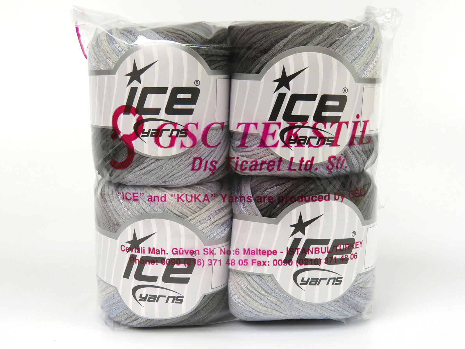 Light Blue Grey Shades Knitting Yarn Fast Shipping Ice Y