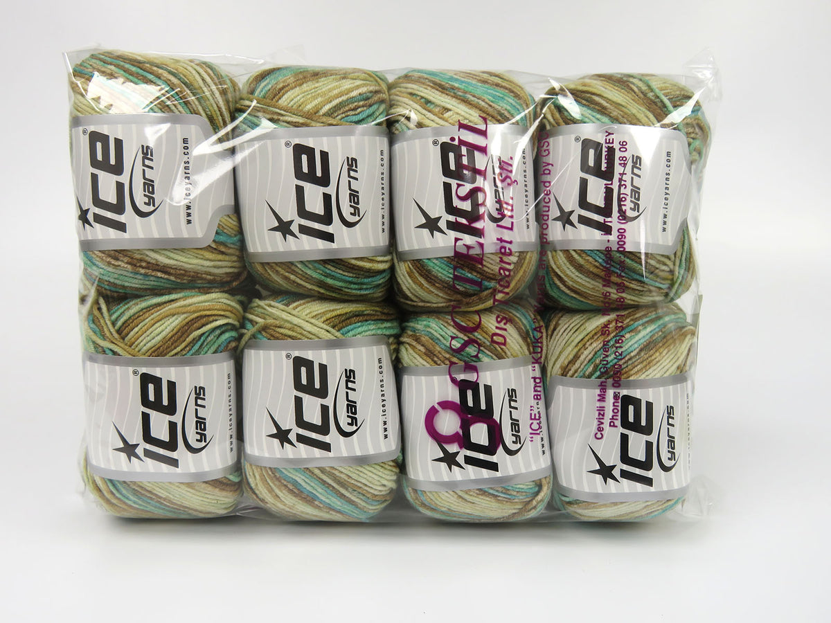 Lorena Splash Brown Shades, Green Shades fnt2-82123