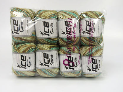 Lorena Splash Brown Shades, Green Shades fnt2-82123