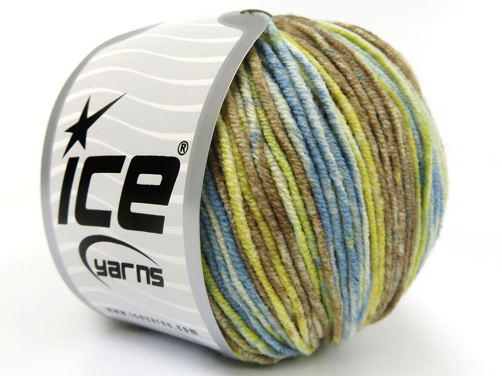 Lorena Splash Brown Shades, Blue Shades, Yellow fnt2-82127