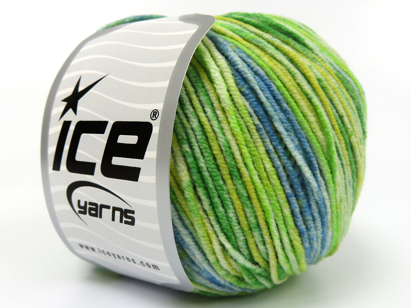Lorena Splash Green Shades, Yellow, Blue Shades fnt2-82130