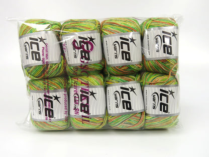 Lorena Splash Green Shades, Yellow, Orange fnt2-82135