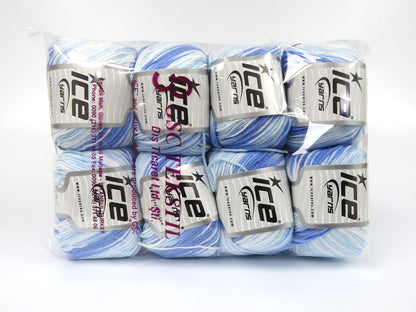 Lorena Pastel Blue Shades, White fnt2-82147