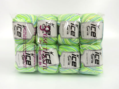 Lorena Pastel Green Shades, White fnt2-82153