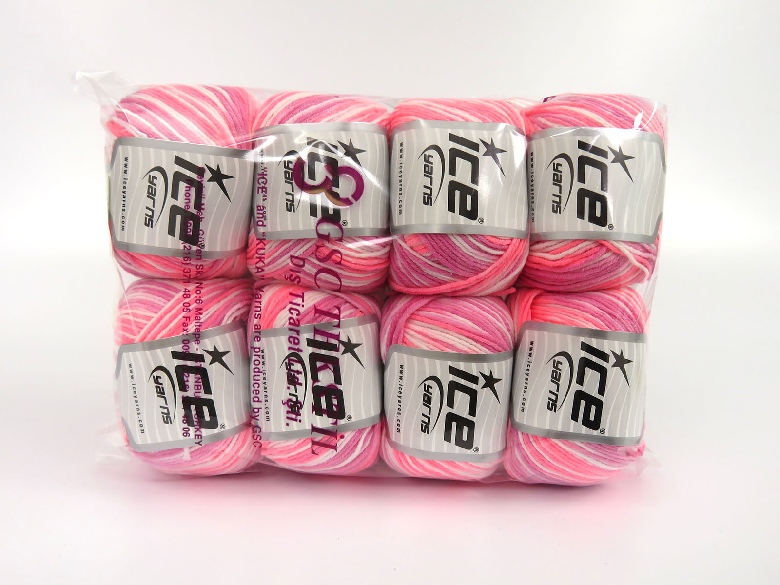 Lorena Pastel Pink Shades, White fnt2-82154