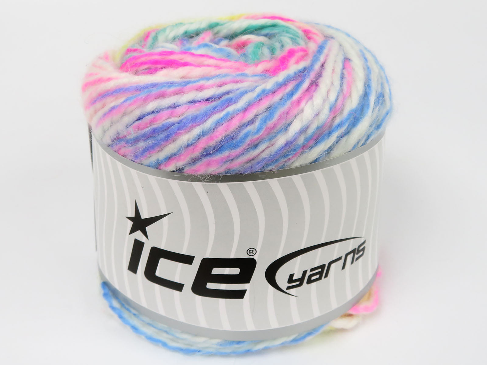 Cakes Alpine Angora Ecru, Yellow, Fuchsia, Blue, Green, Purple fnt2-82162