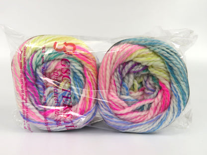 Cakes Alpine Angora Ecru, Yellow, Fuchsia, Blue, Green, Purple fnt2-82162