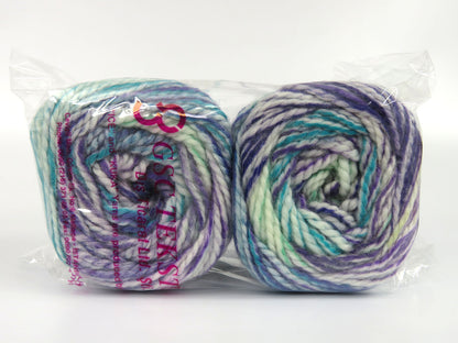 Cakes Alpine Angora Ecru, Purple, Green Shades fnt2-82163