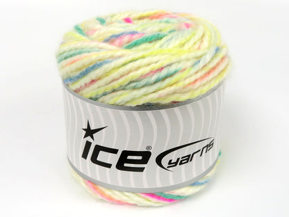 Cakes Alpine Angora Yellow Shades, Green, Salmon, Fuchsia fnt2-82165
