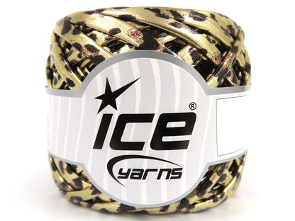 Faux Leather Brown Shades, Gold fnt2-82170