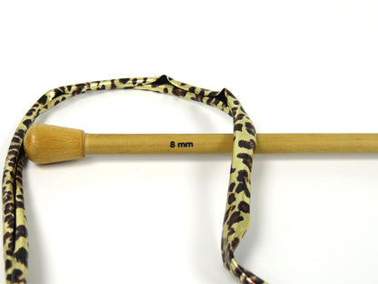 Faux Leather Brown Shades, Gold fnt2-82170