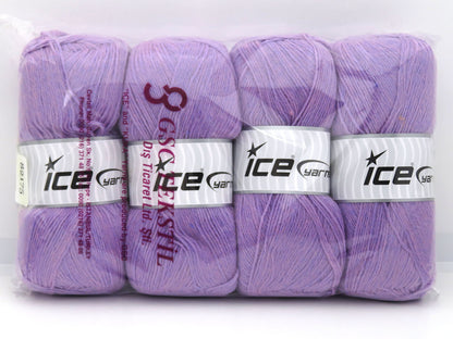 Sock Unicolor Pink, Lilac fnt2-82175