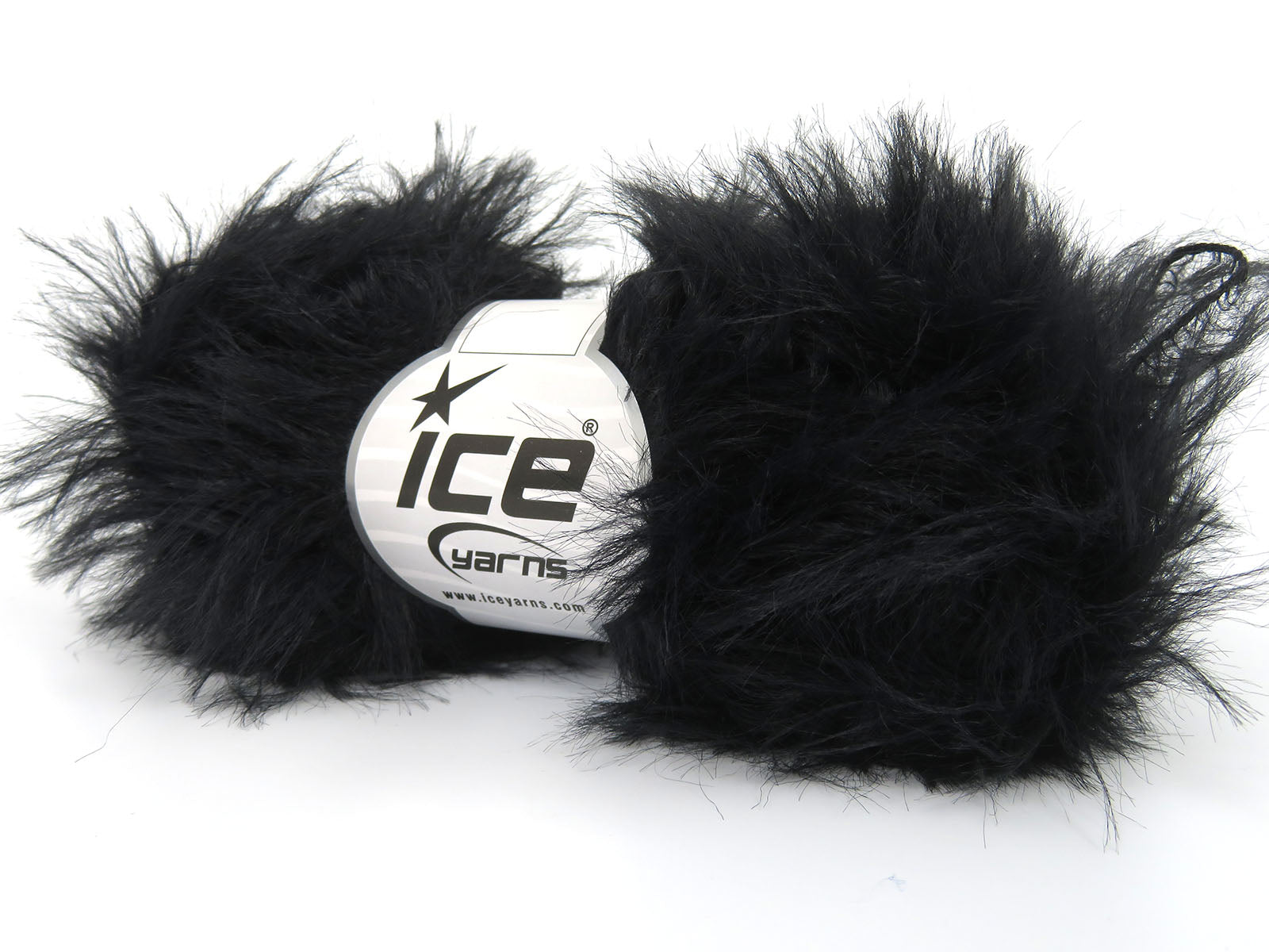 Faux Feather Black Sku:fnt2-82176