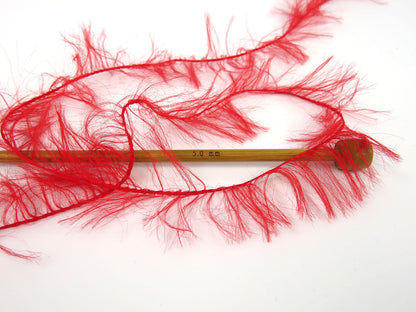 Faux Feather Red Sku:fnt2-82179