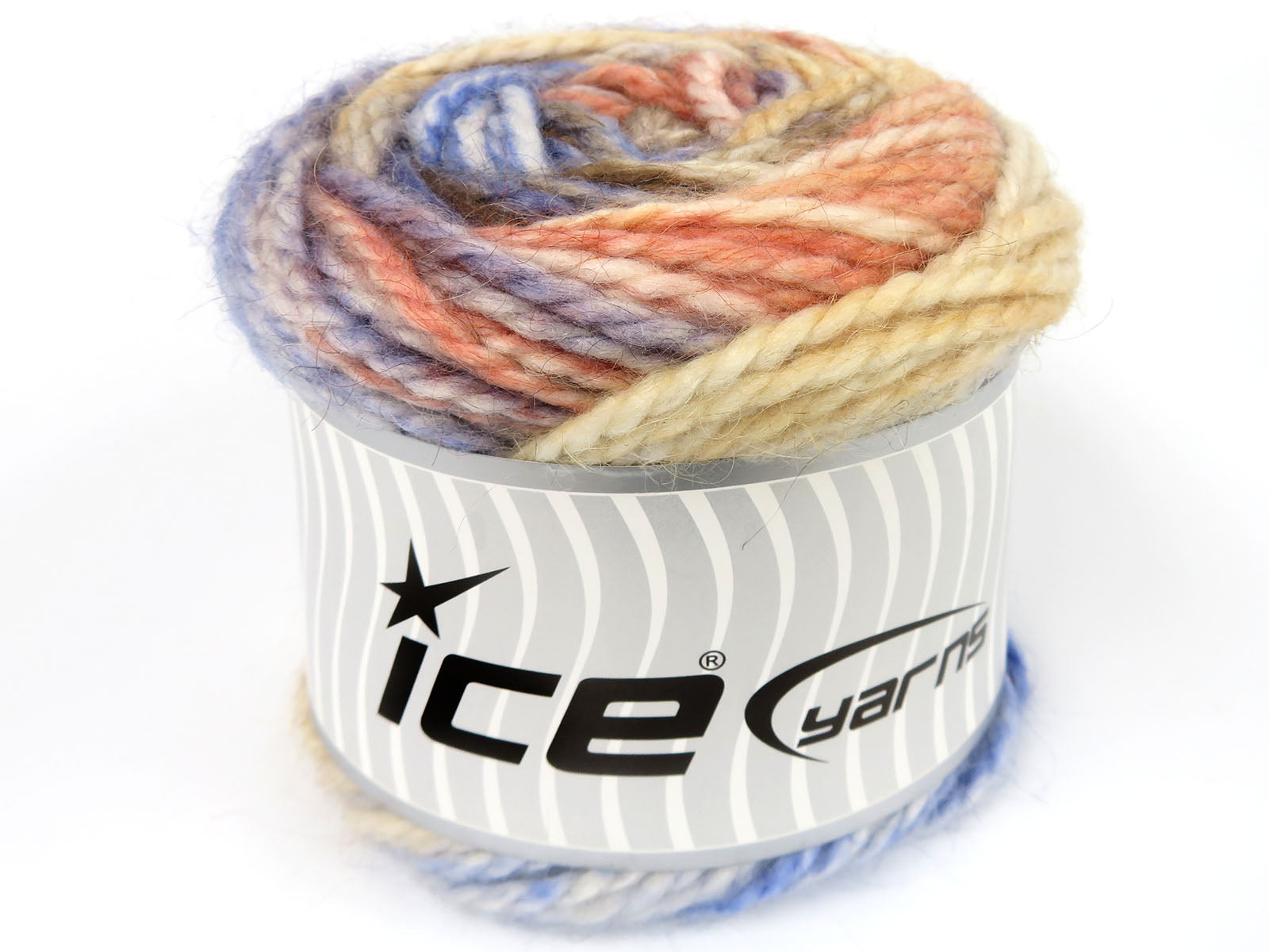 Cakes Alpine Angora Ecru, Camel, Salmon, Purple Shades fnt2-82203