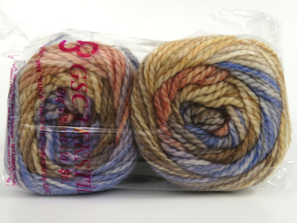 Cakes Alpine Angora Ecru, Camel, Salmon, Purple Shades fnt2-82203