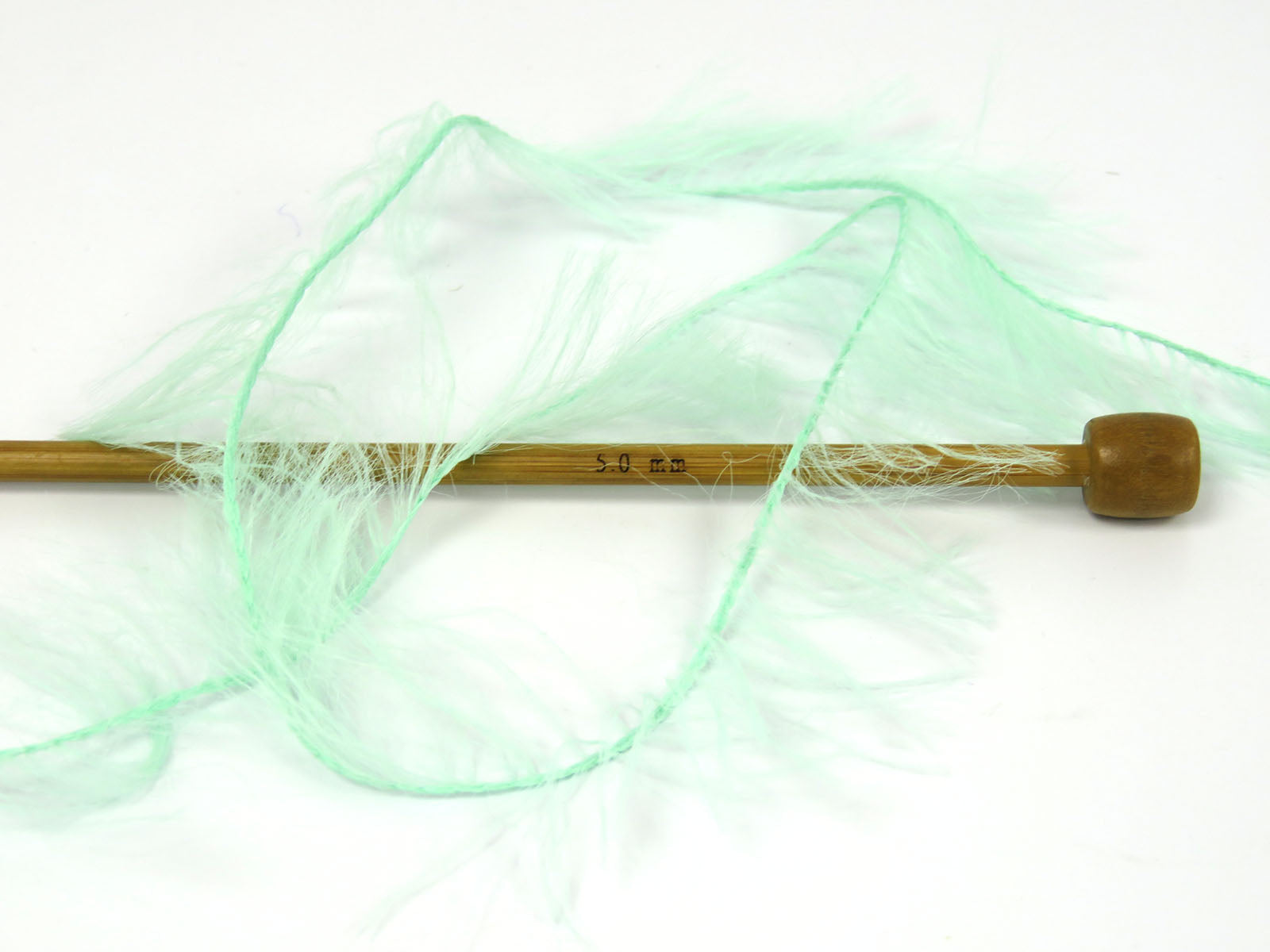 Faux Feather Mint Green Sku:fnt2-82238