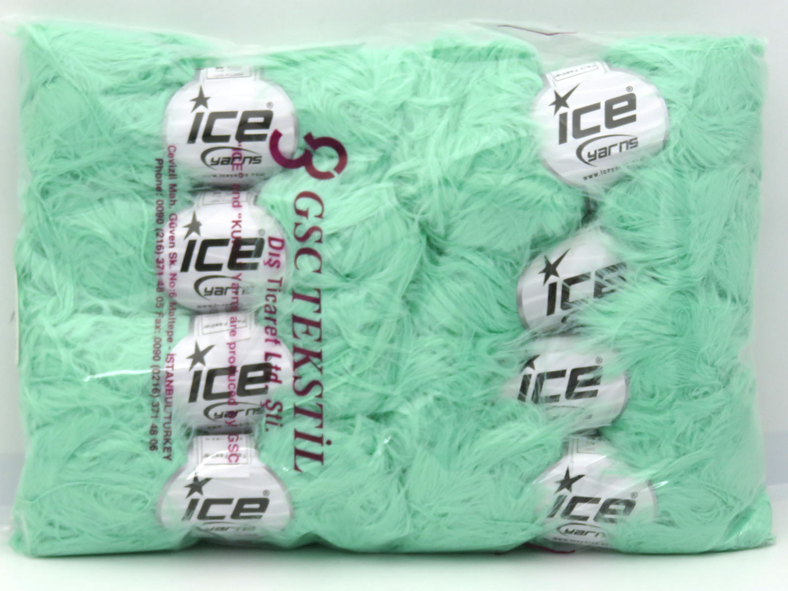 Faux Feather Mint Green Sku:fnt2-82238