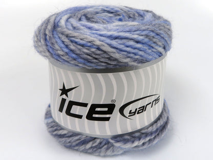 Cakes Alpine Angora Blue Shades, White, Grey fnt2-82239