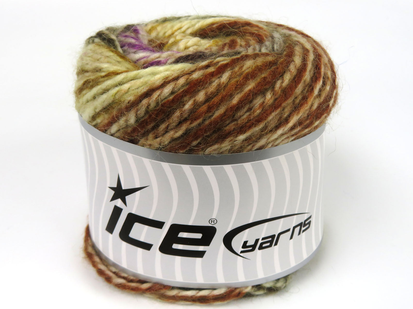 Cakes Alpine Angora Brown Shades, Gold, Copper, Purple fnt2-82240