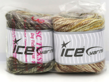 Cakes Alpine Angora Brown Shades, Gold, Copper, Purple fnt2-82240