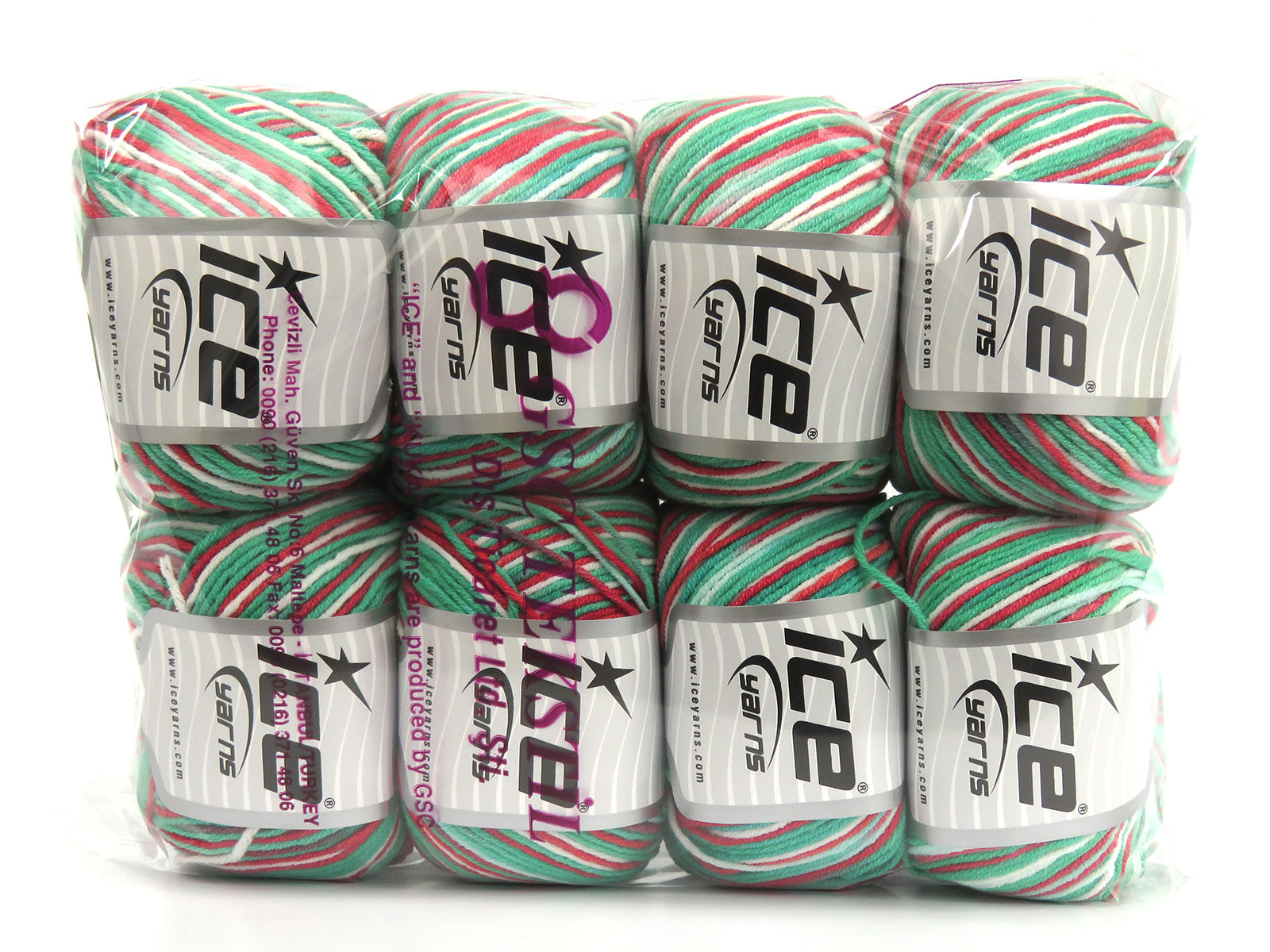 Lorena Pastel Green Shades, Red Shades, White fnt2-82243