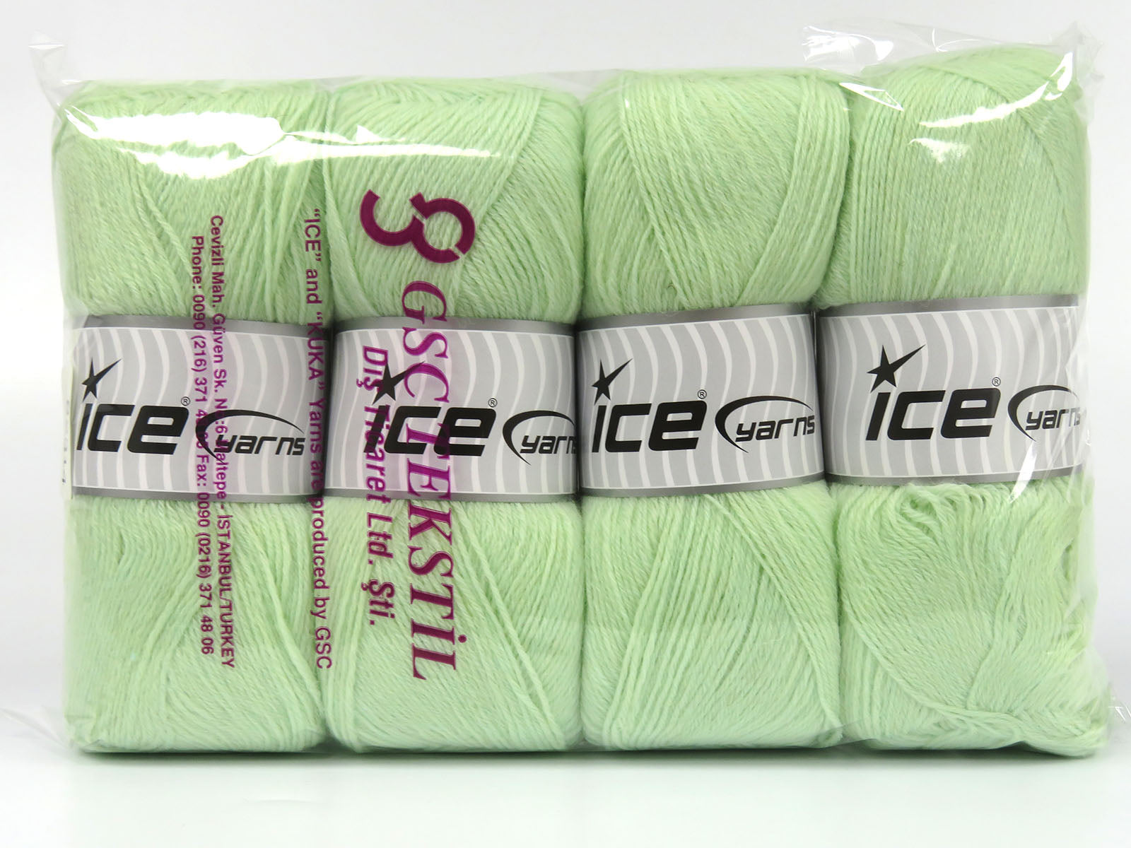 Sock Unicolor Mint Green fnt2-82314