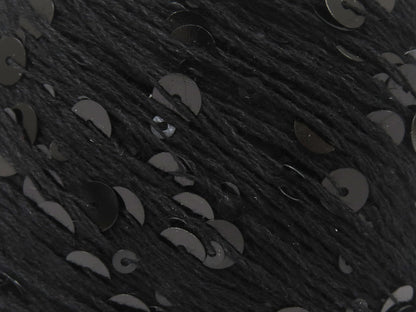 Cotton Paillette Black fnt2-82399