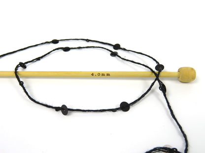 Cotton Paillette Black fnt2-82399