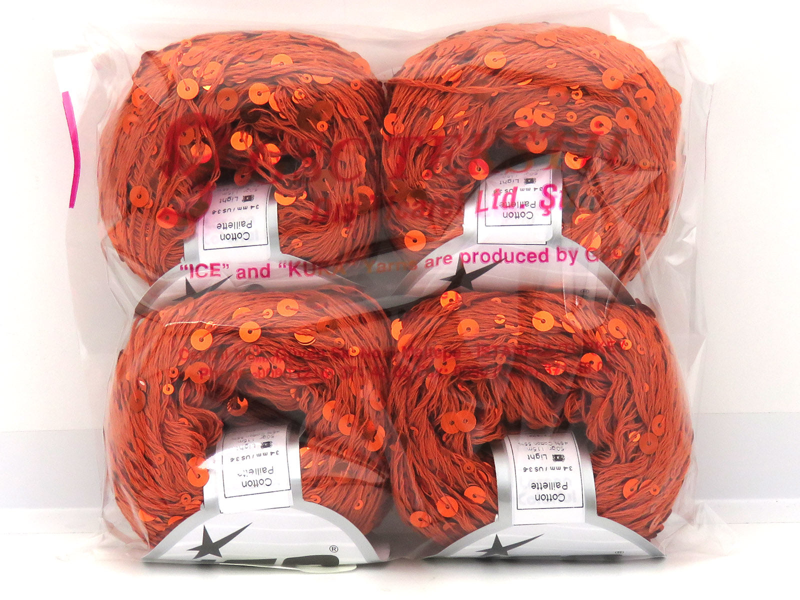 Cotton Paillette Dark Orange fnt2-82403