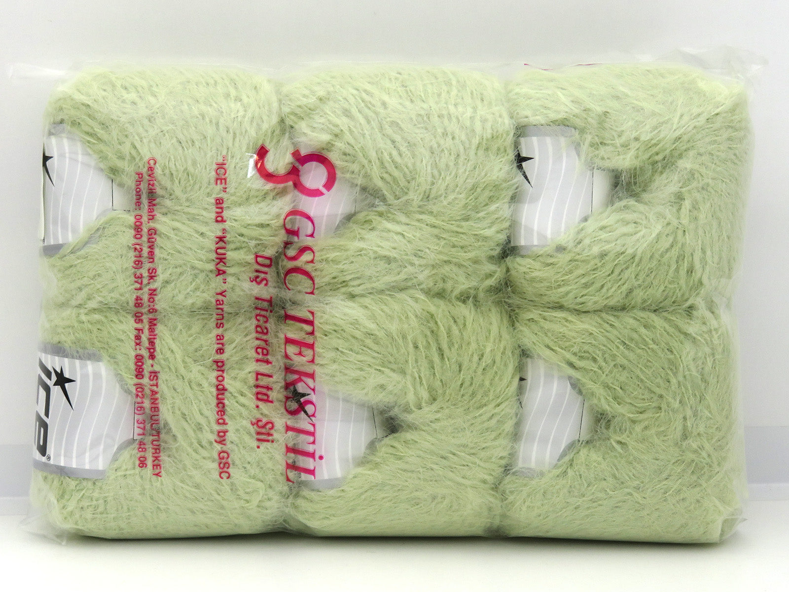 Merino Fur Light Water Green fnt2-82449