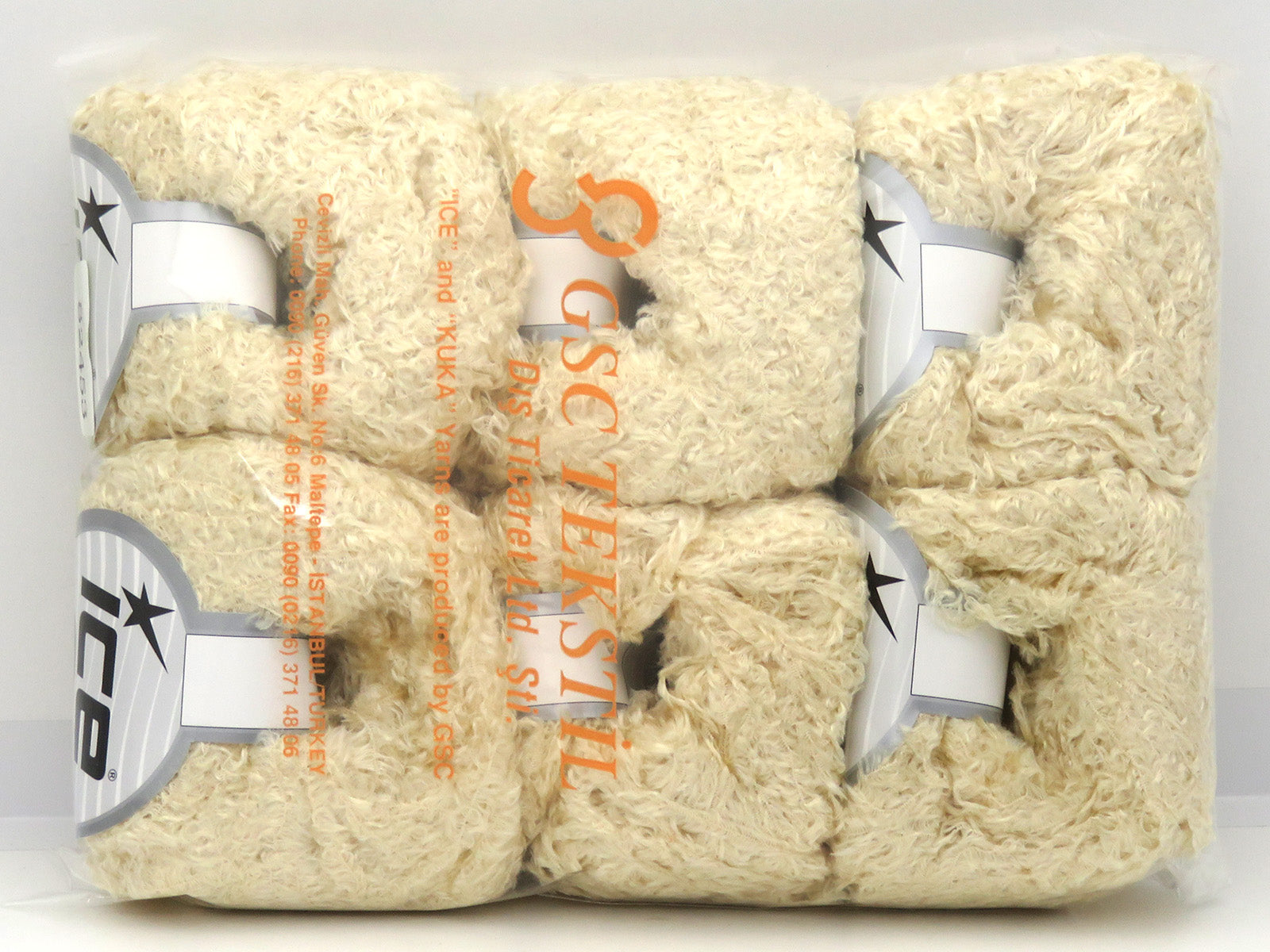 Viscose Fur Light Cream Sku:fnt2-82453