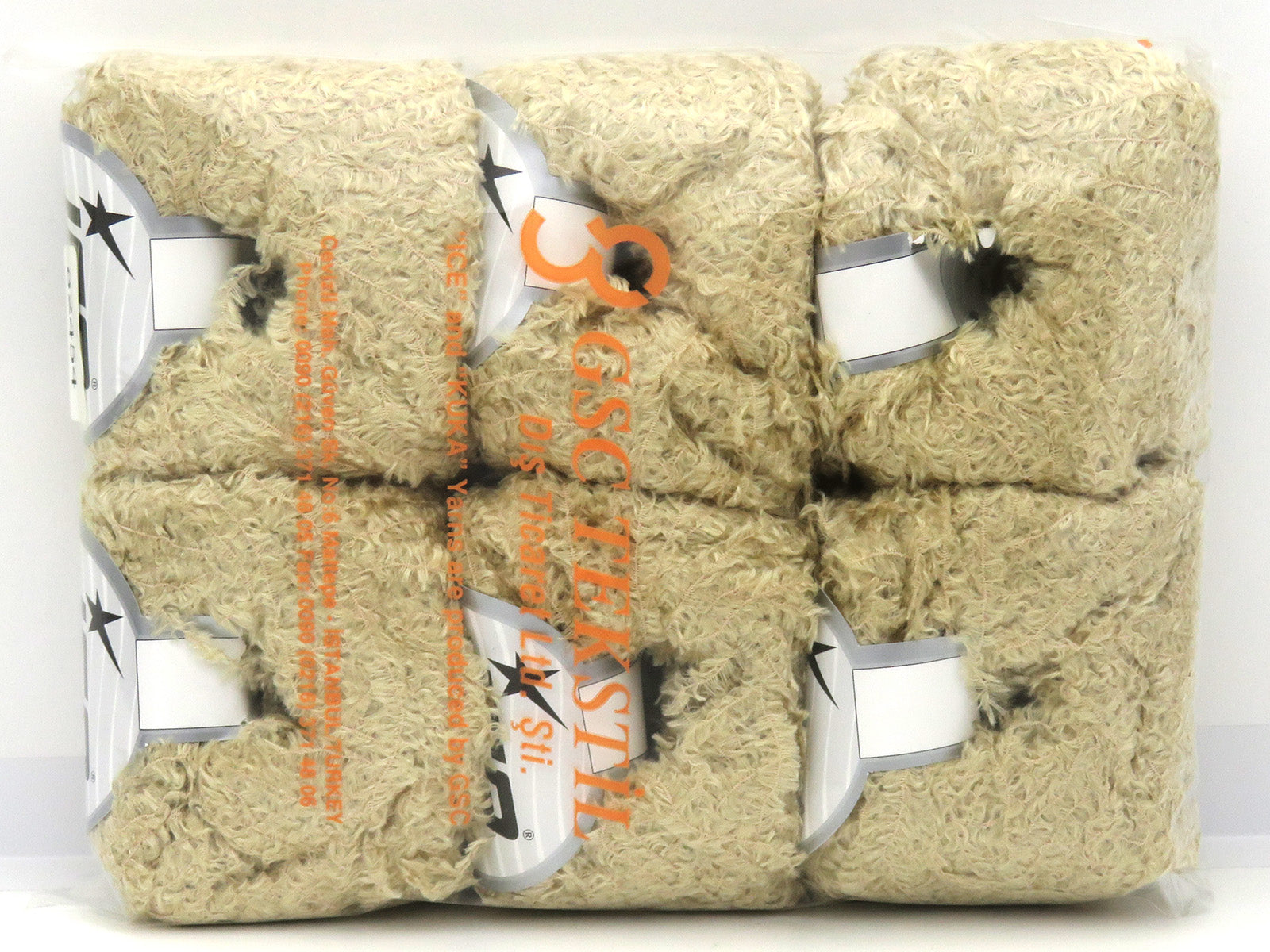 Viscose Fur Cream Sku:fnt2-82454