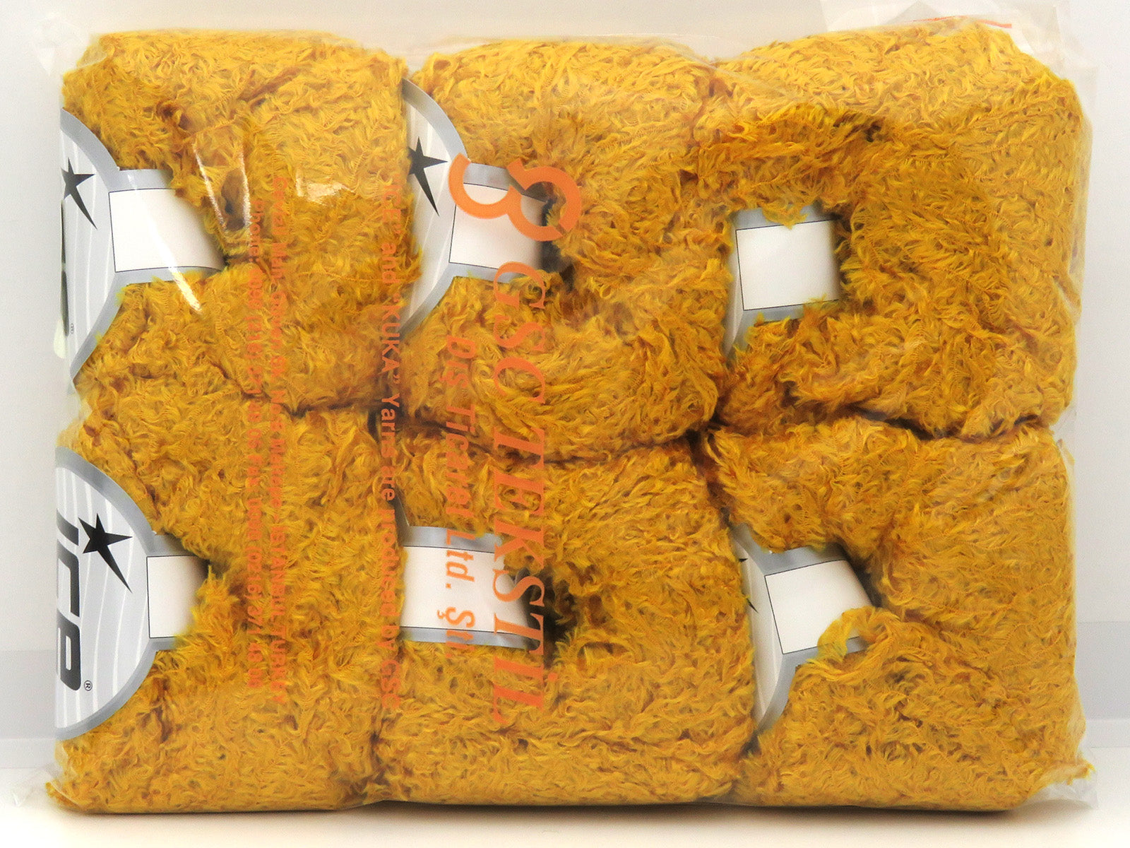 Viscose Fur Yellow Sku:fnt2-82457