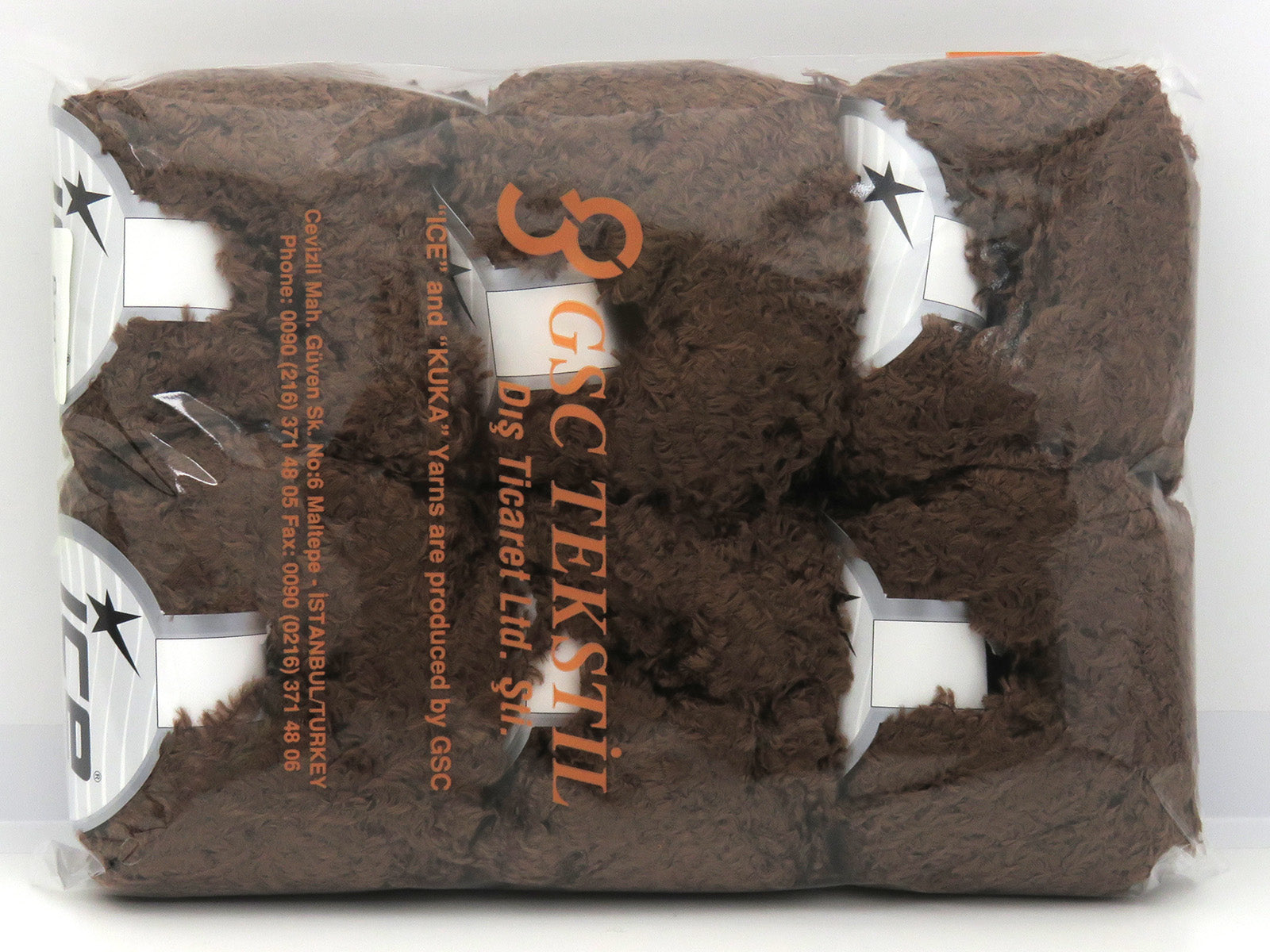 Viscose Fur Brown Sku:fnt2-82461